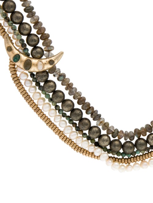 Lulu Frost Pearl & Bead Collar Necklace
