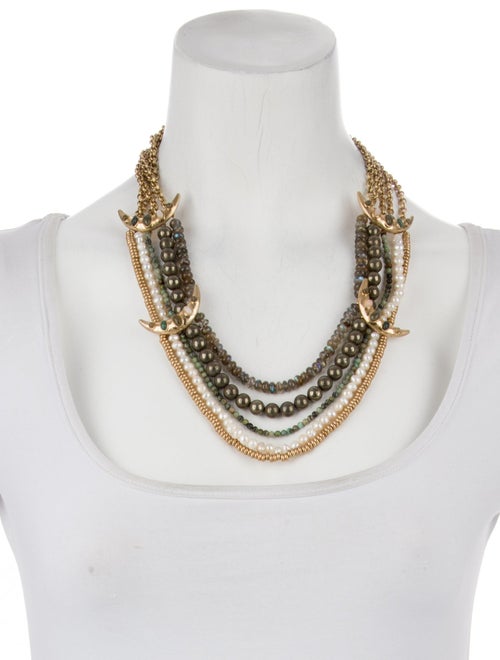Lulu Frost Pearl & Bead Collar Necklace