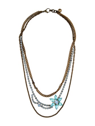 Lulu Frost Crystal Multistrand Necklace