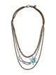 Lulu Frost Crystal Multistrand Necklace