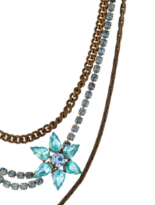 Lulu Frost Crystal Multistrand Necklace