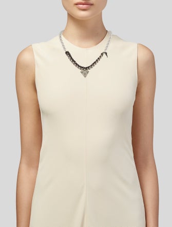 Lulu Frost Crystal & Faux Pearl Collar Necklace