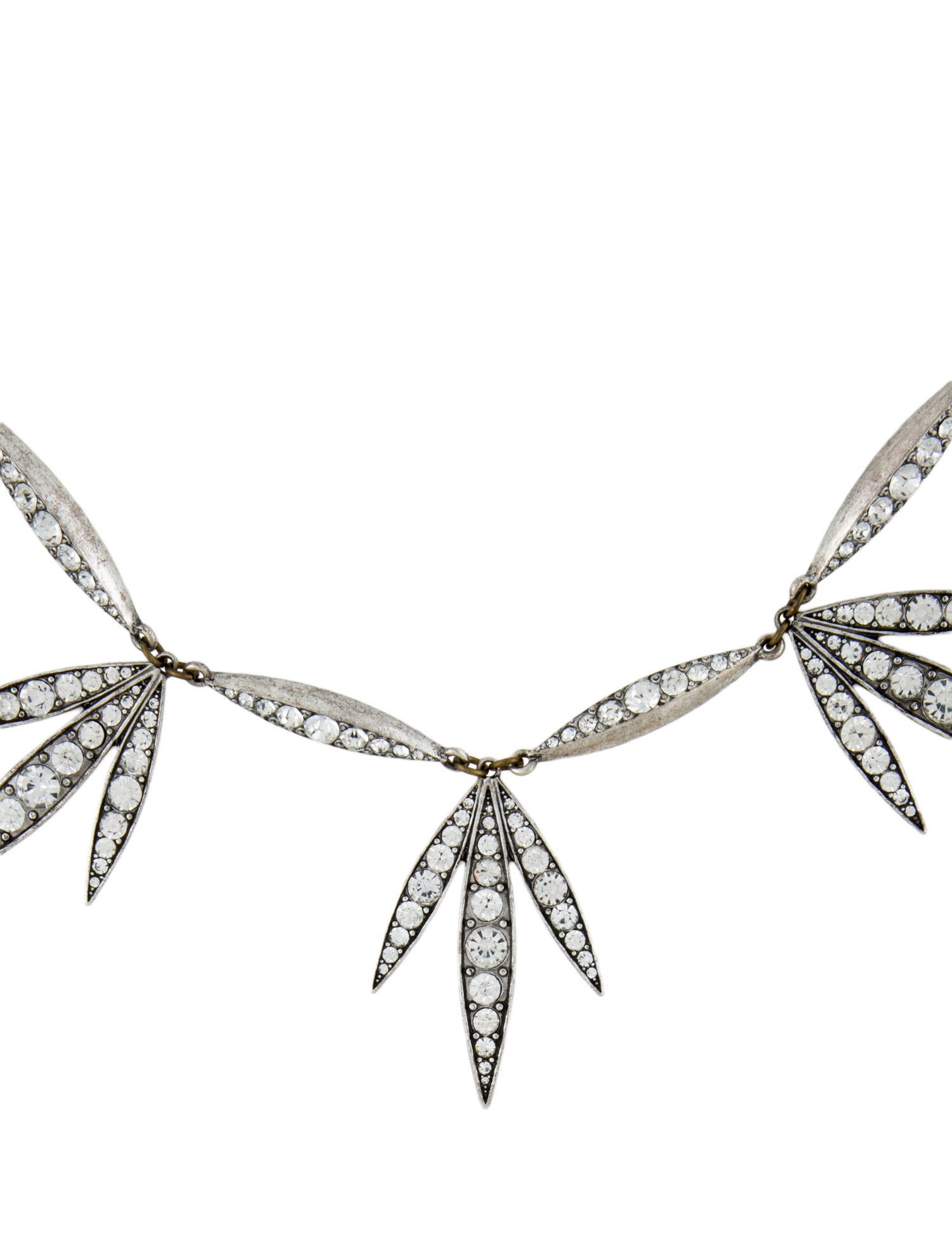 Lulu Frost Crystal Two-Tone Collar Necklace