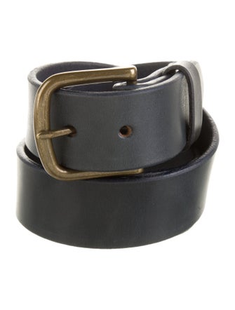 Freemans Sporting Club Wide Leather Belt