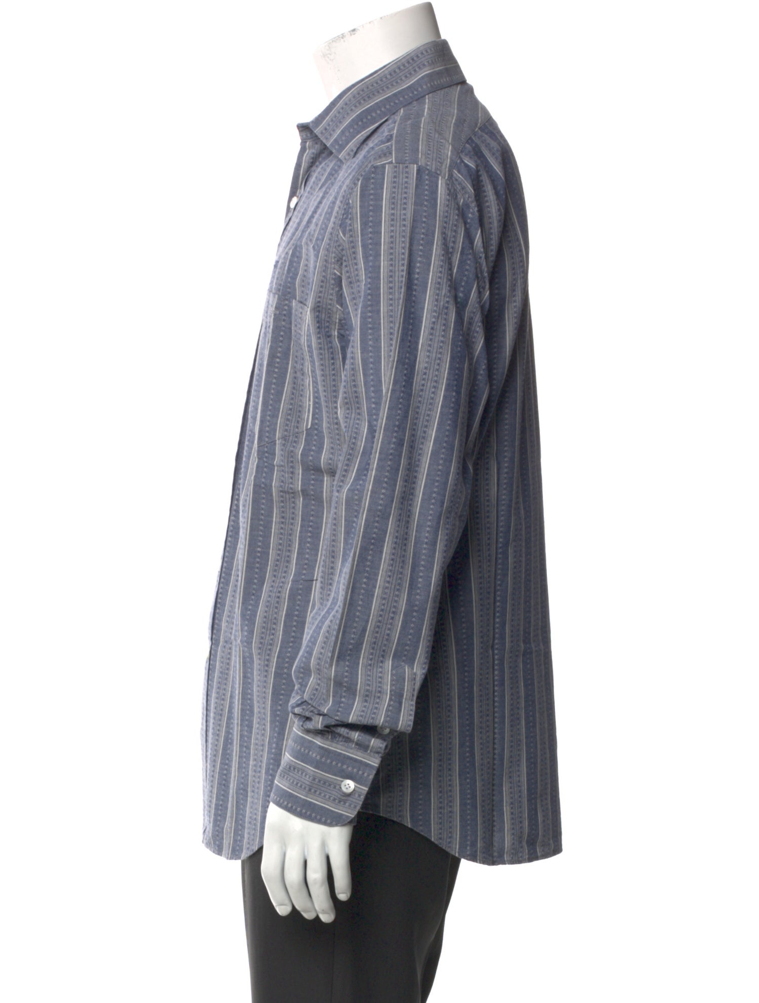 Freemans Sporting Club Striped Long Sleeve Dress Shirt