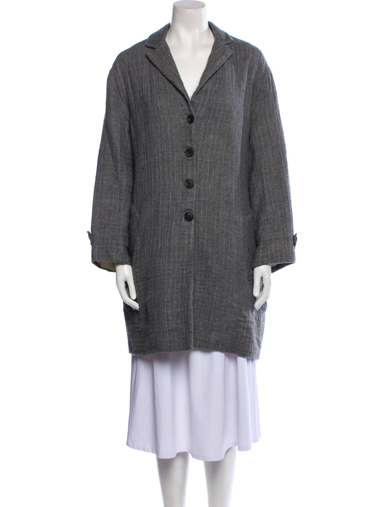 Hazel Brown Wool Coat