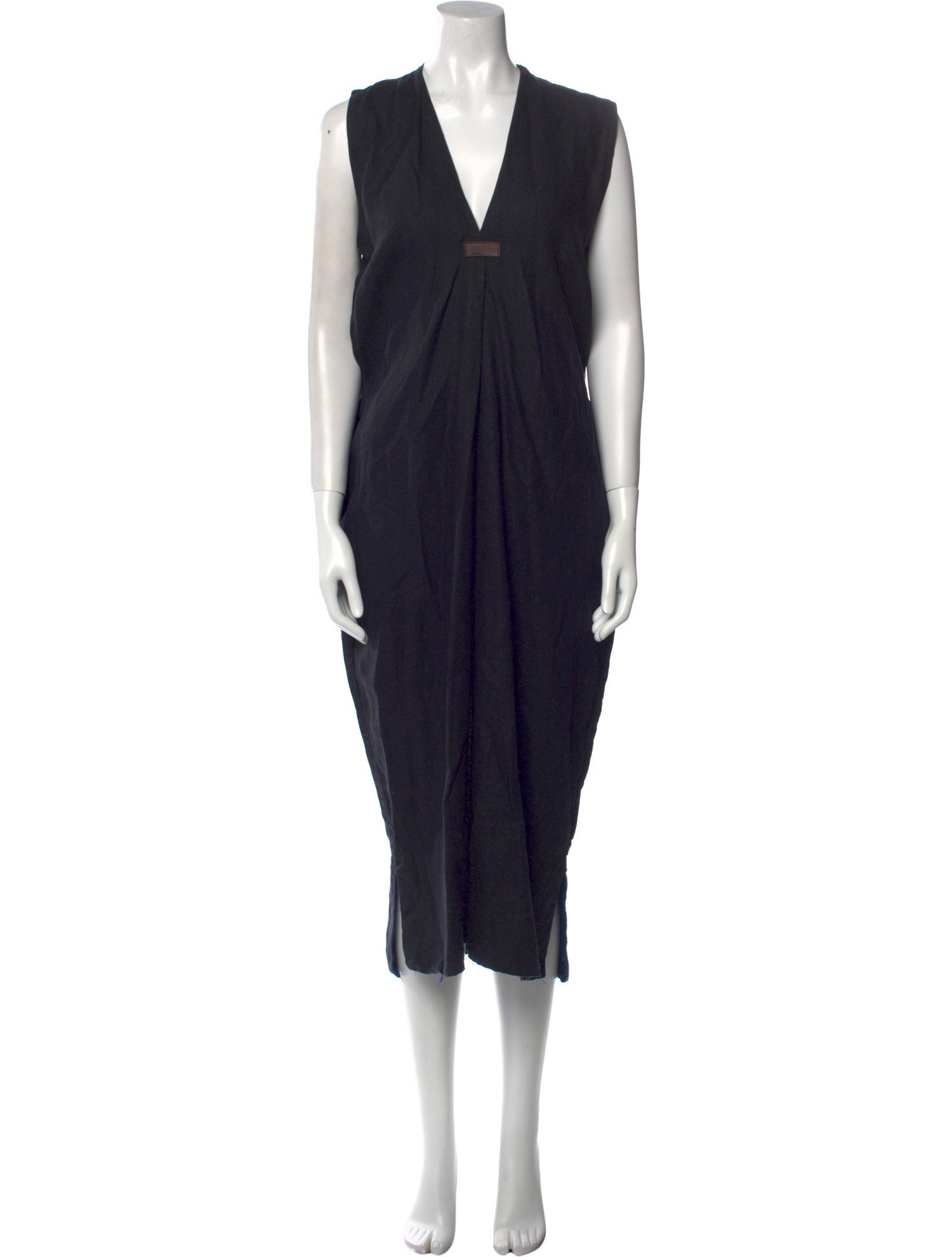 Hazel Brown Linen Long Dress