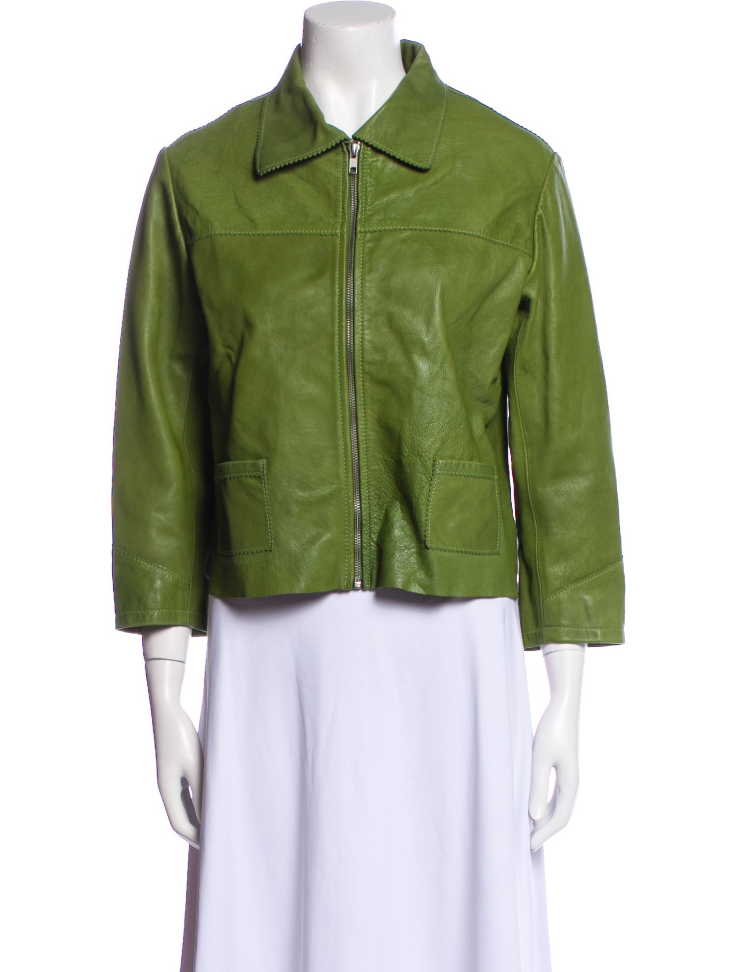 Hazel Brown Leather Jacket