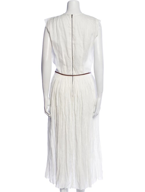 Hazel Brown Linen Long Dress