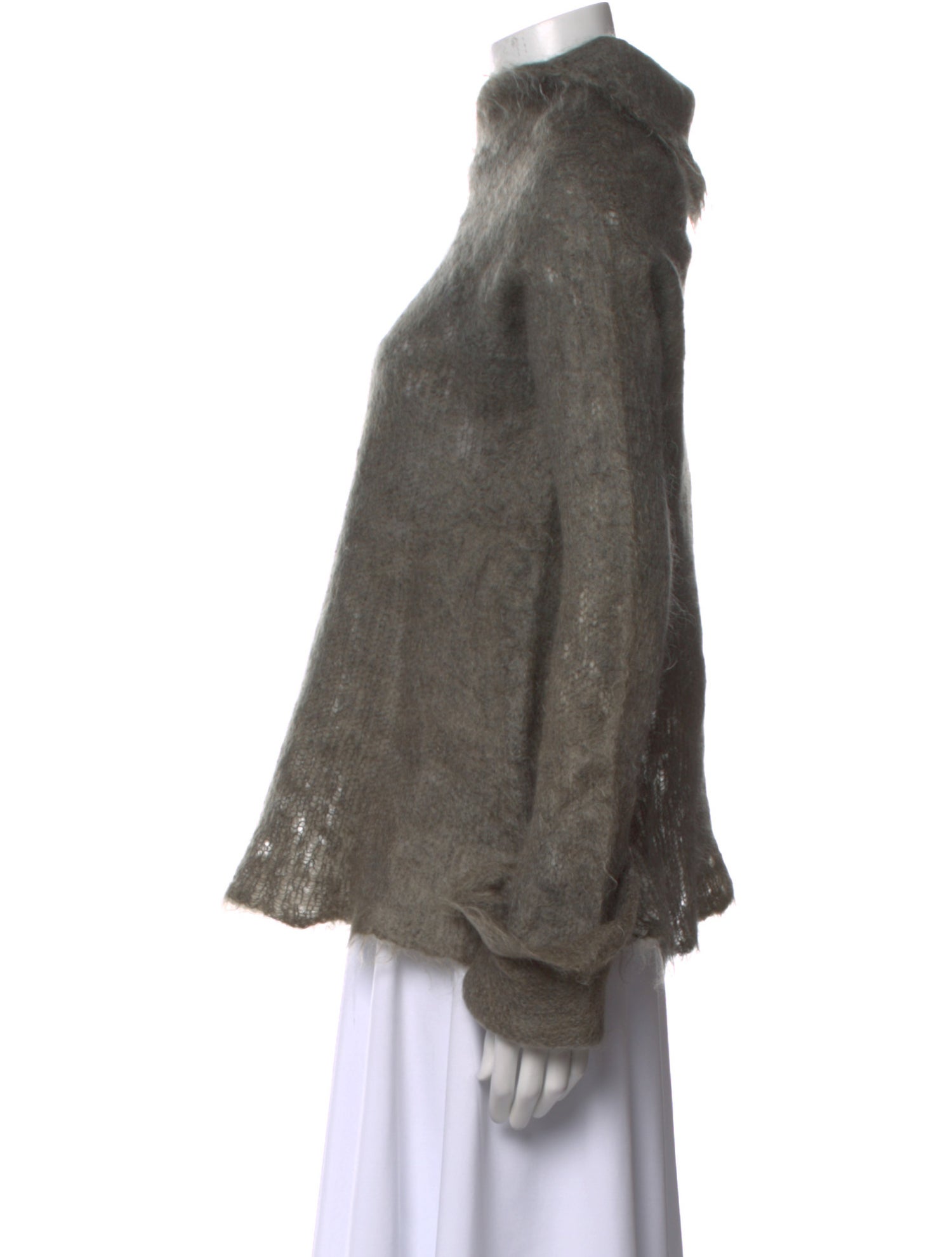 Hazel Brown Wool Crew Neck Sweater