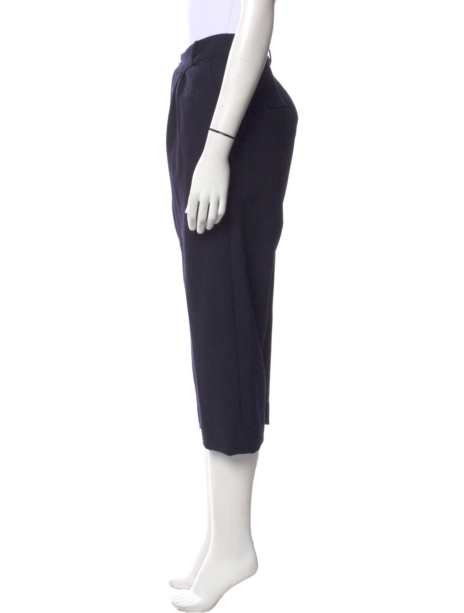 Hazel Brown Wool Straight Leg Pants