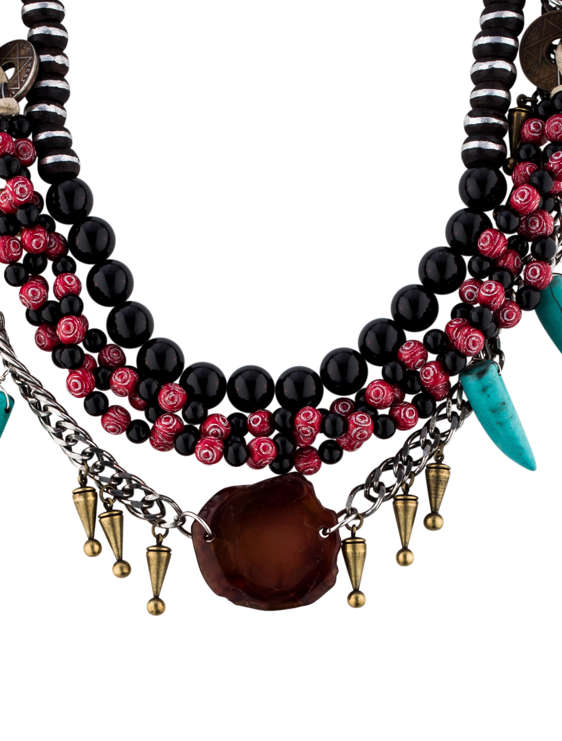 Dannijo Multistrand Bead & Crystal Necklace Necklaces W1J20934