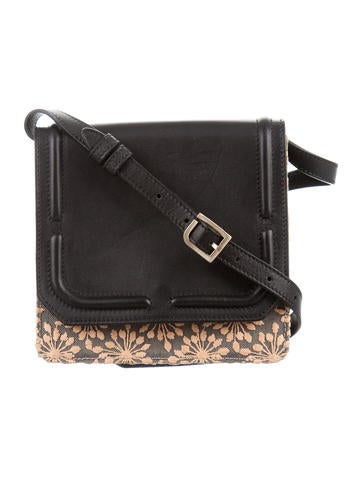 Dannijo Embroidered Leather Crossbody Bag