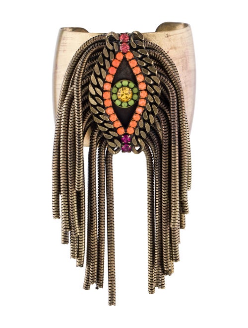 Dannijo x Man Repeller Eyenstein Cuff brass