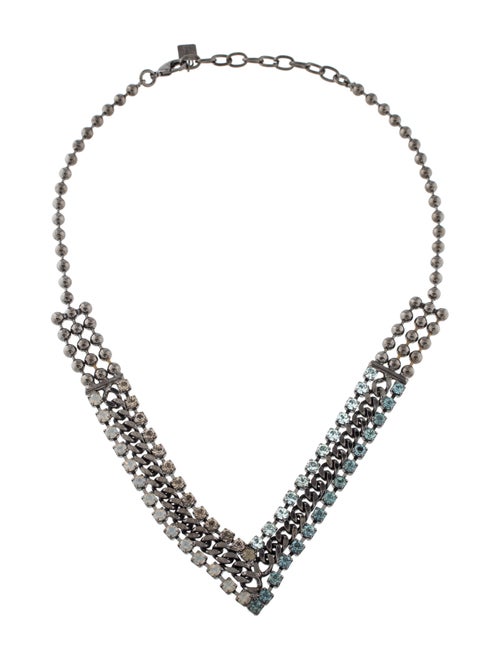 Dannijo Crystal Hallie Collar Necklace