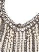 Dannijo Resin Bead Fringe Collar Necklace
