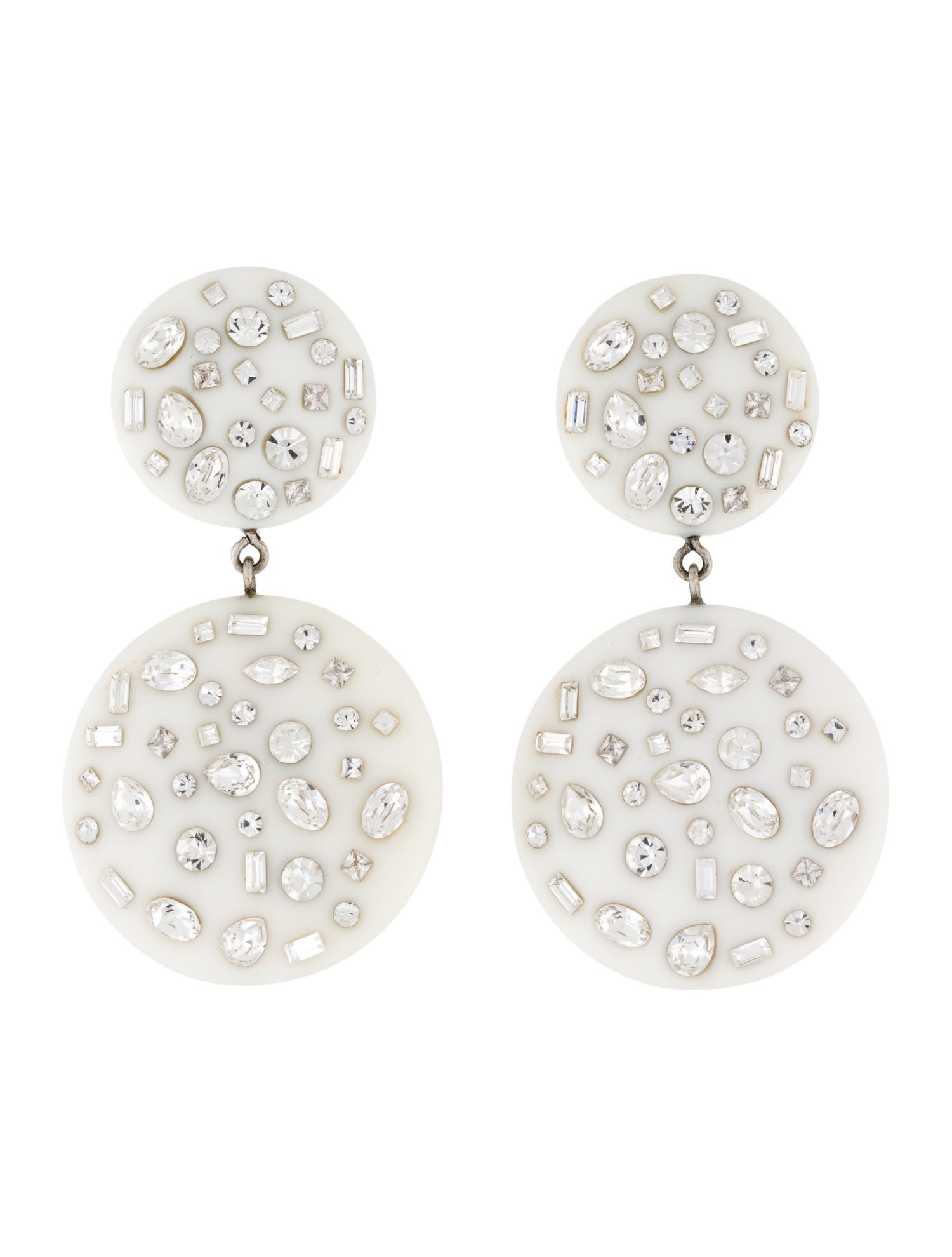 Dannijo Crystal & Resin Jessie Drop Earrings