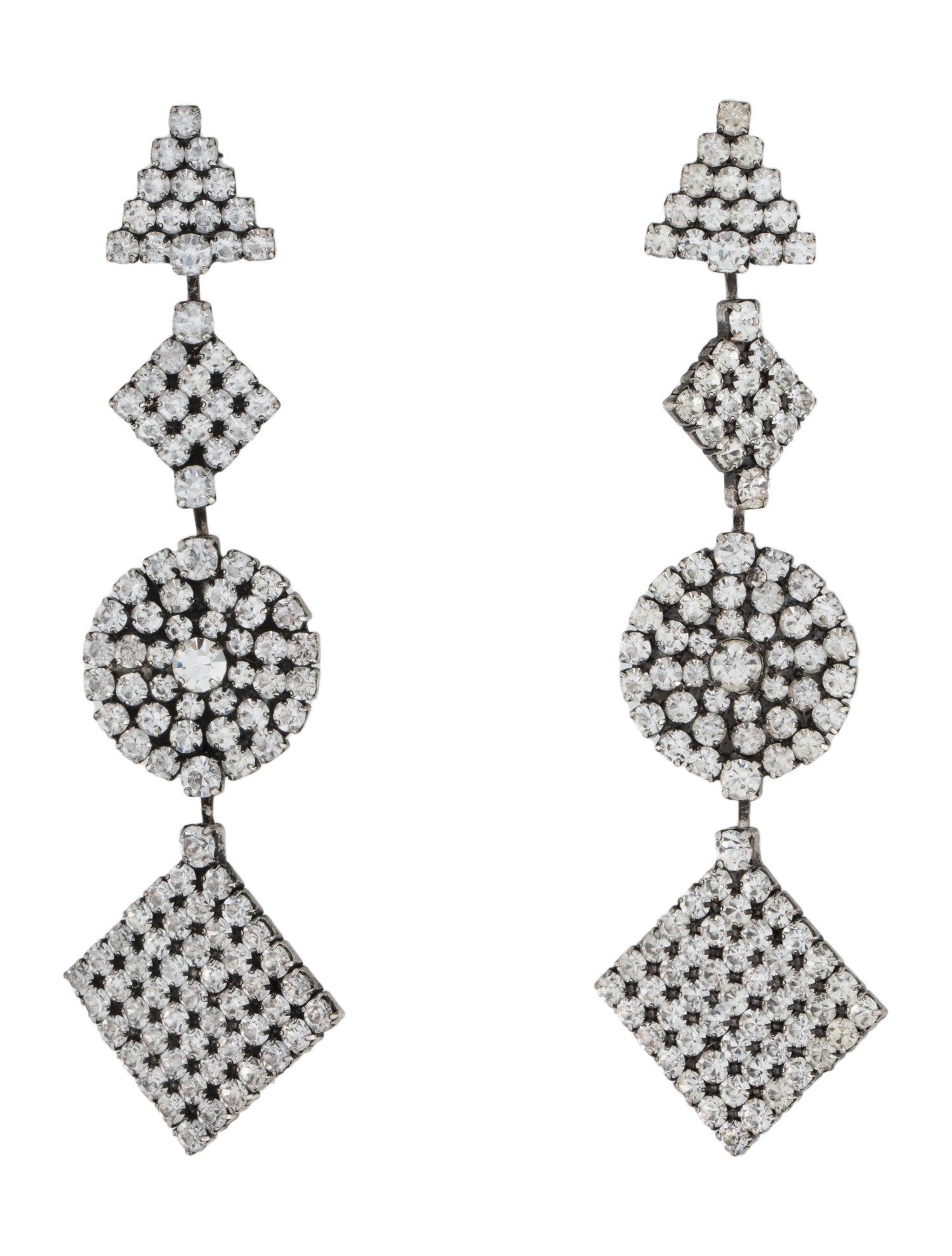 Dannijo Crystal Fetch Drop Earrings