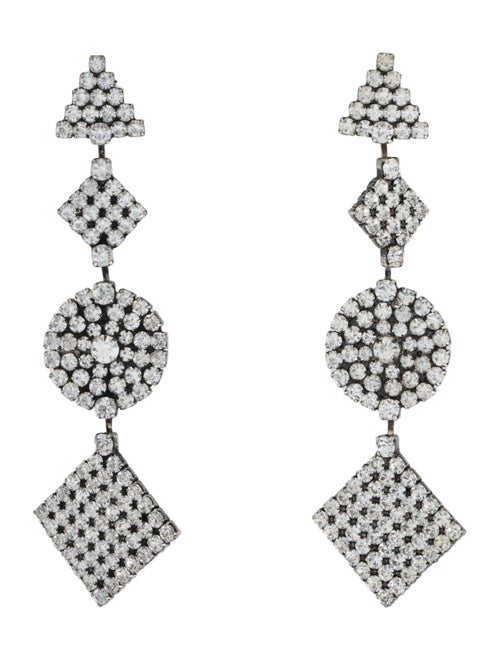 Dannijo Crystal Fetch Drop Earrings