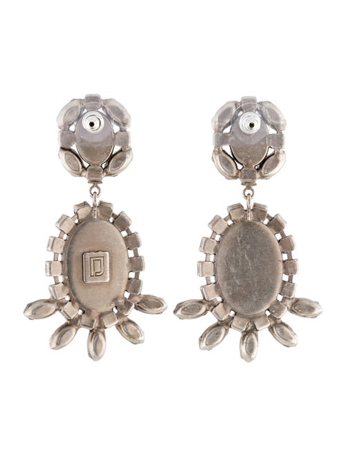 Dannijo Crystal Pete Flamingo Drop Earrings