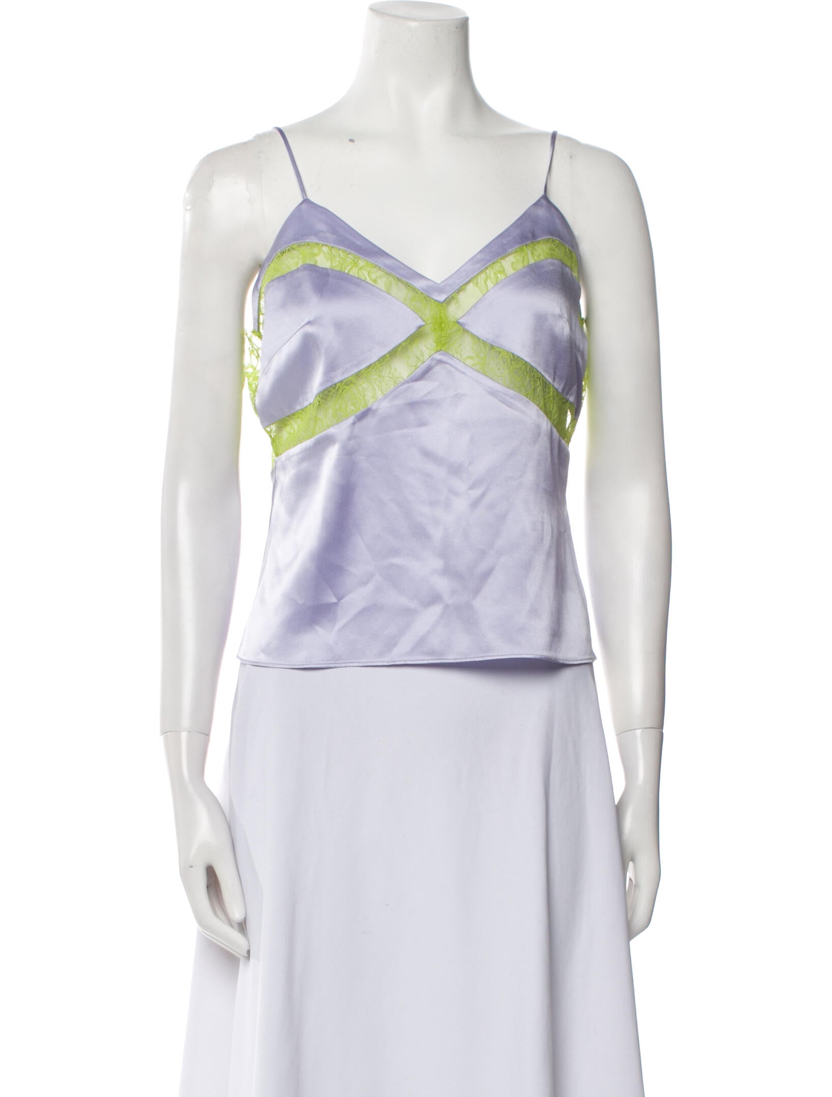 Dannijo Silk V-Neck Crop Top w/ Tags