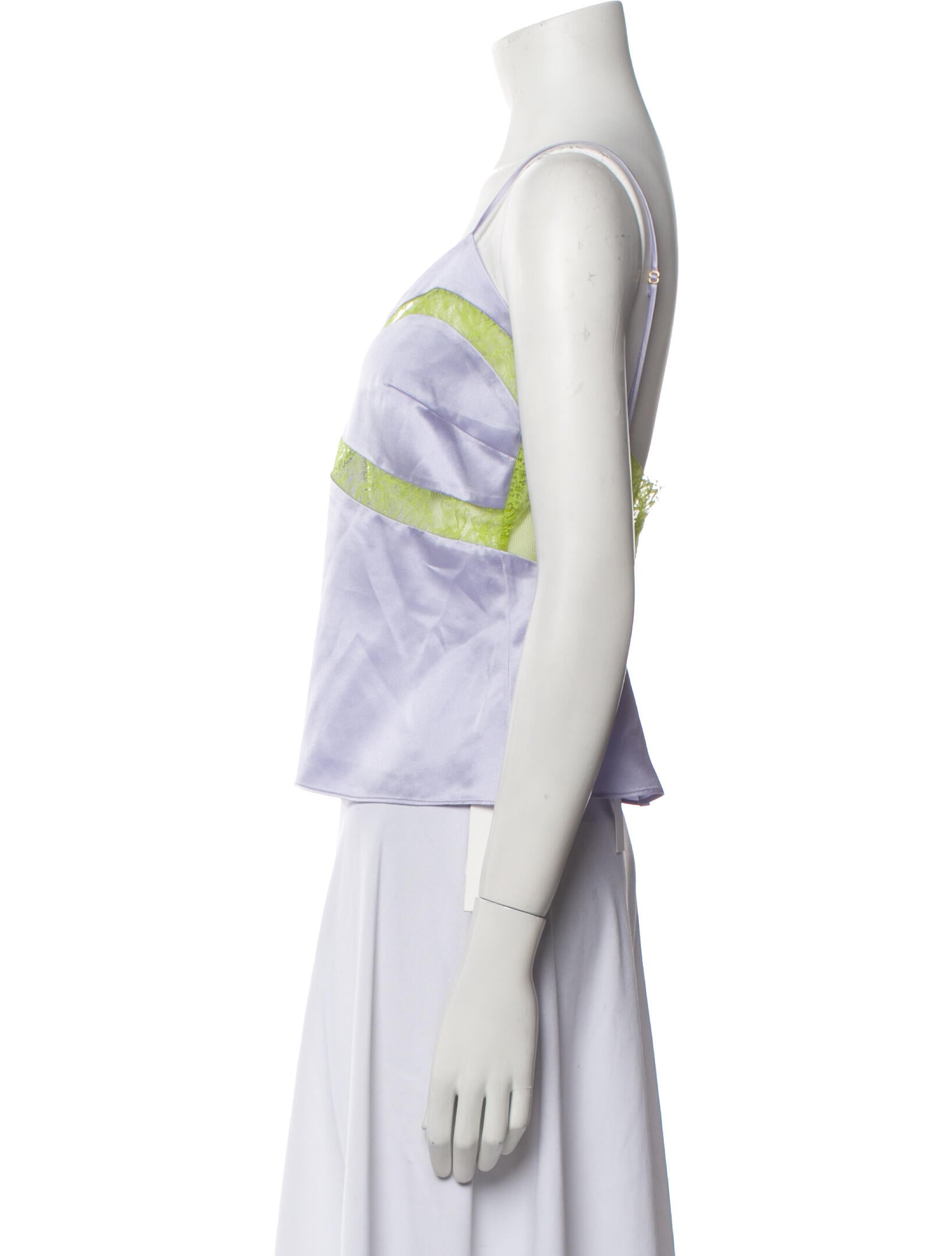 Dannijo Silk V-Neck Crop Top w/ Tags