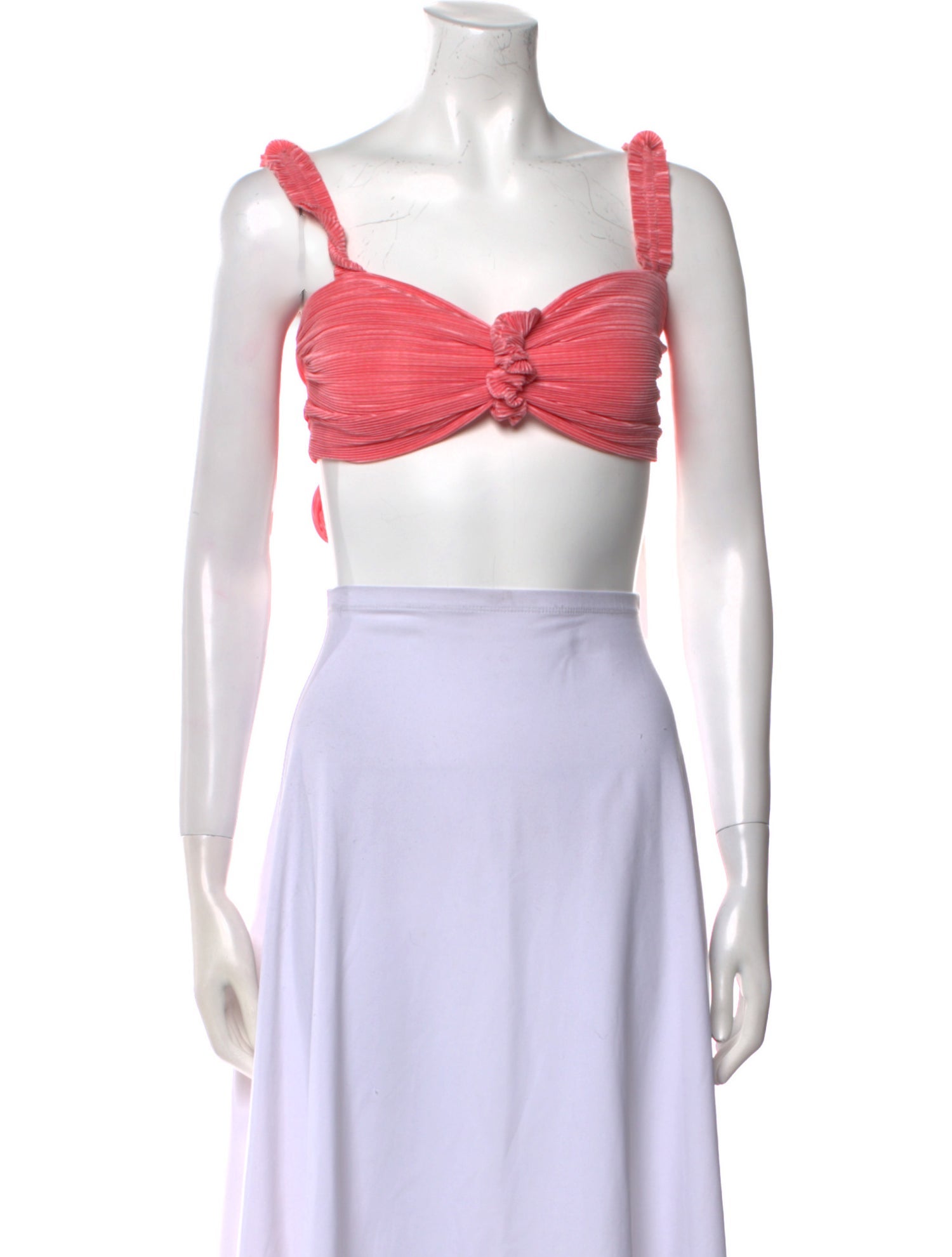 Dannijo Square Neckline Sleeveless Crop Top