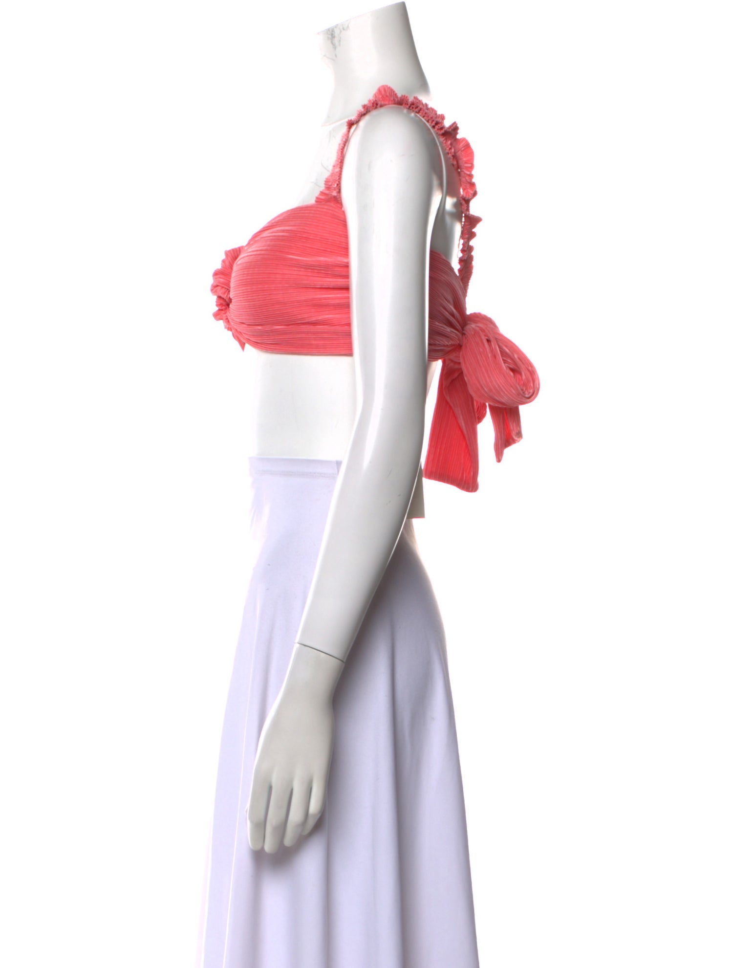 Dannijo Square Neckline Sleeveless Crop Top