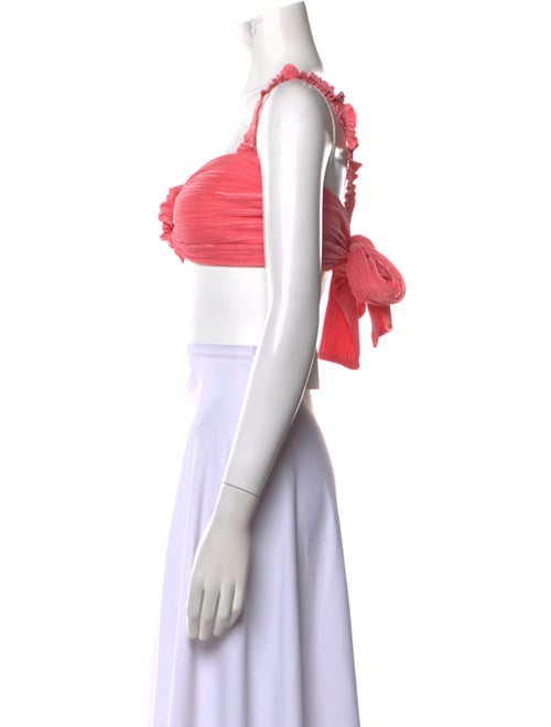 Dannijo Square Neckline Sleeveless Crop Top