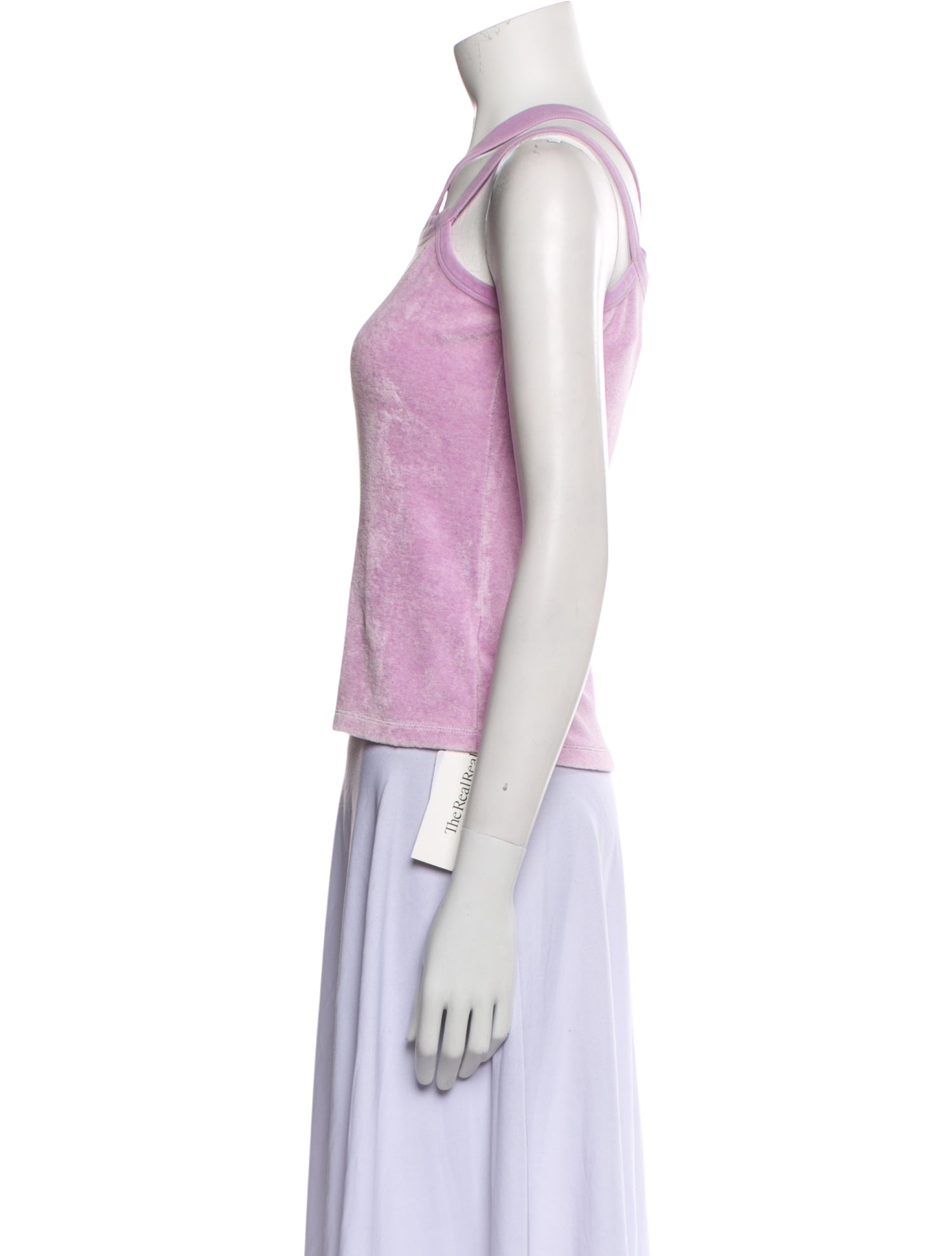 Dannijo One-Shoulder Sleeveless Crop Top