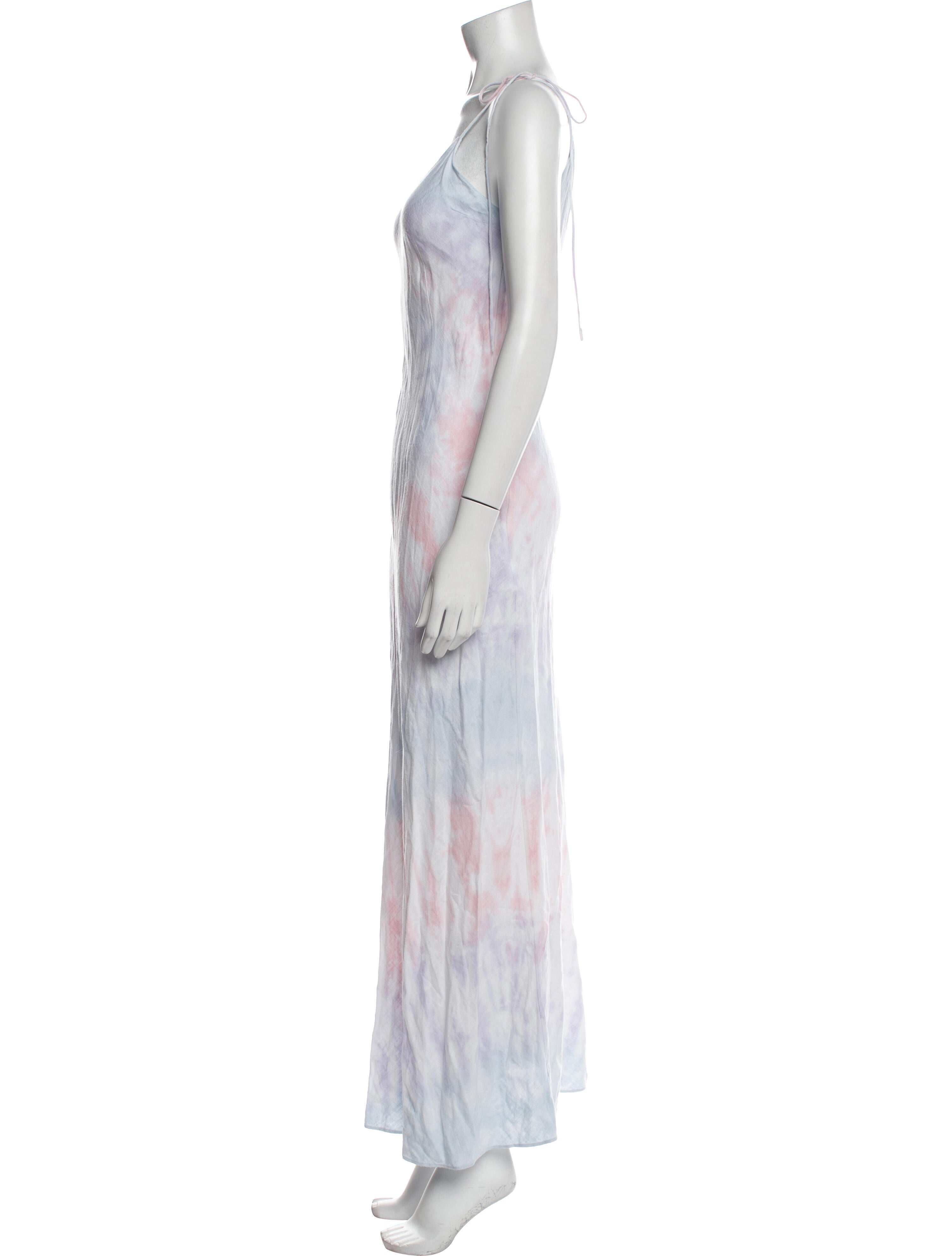 Dannijo Tie-Dye Print Long Dress