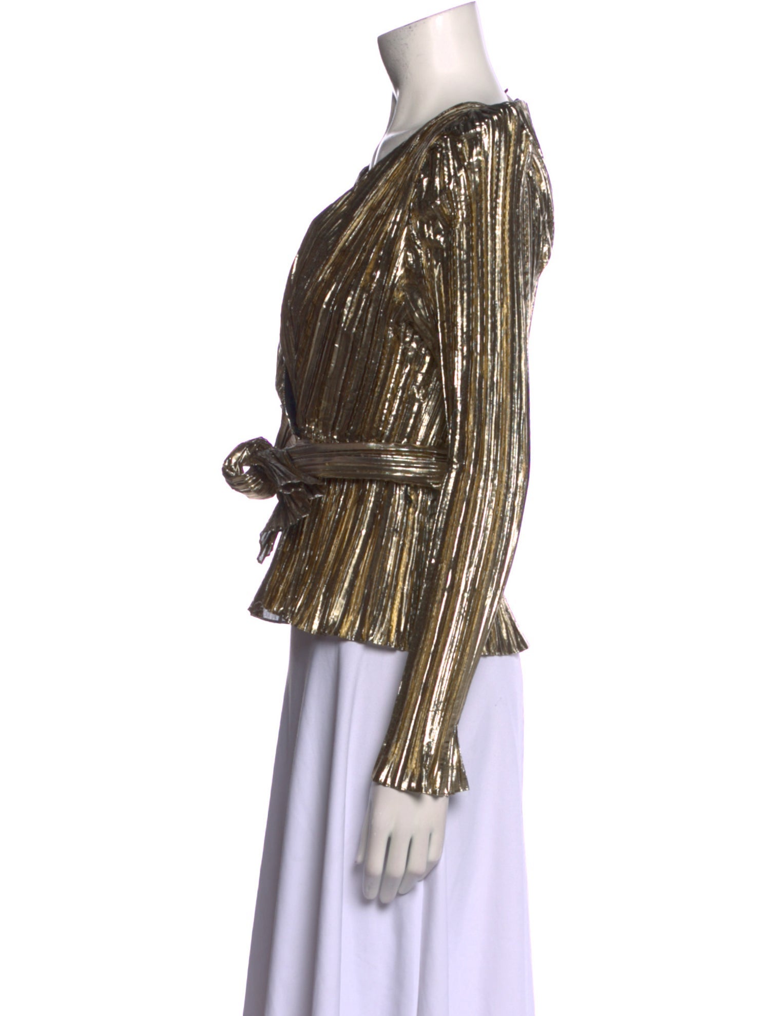 Dannijo Printed V-Neck Blouse w/ Tags