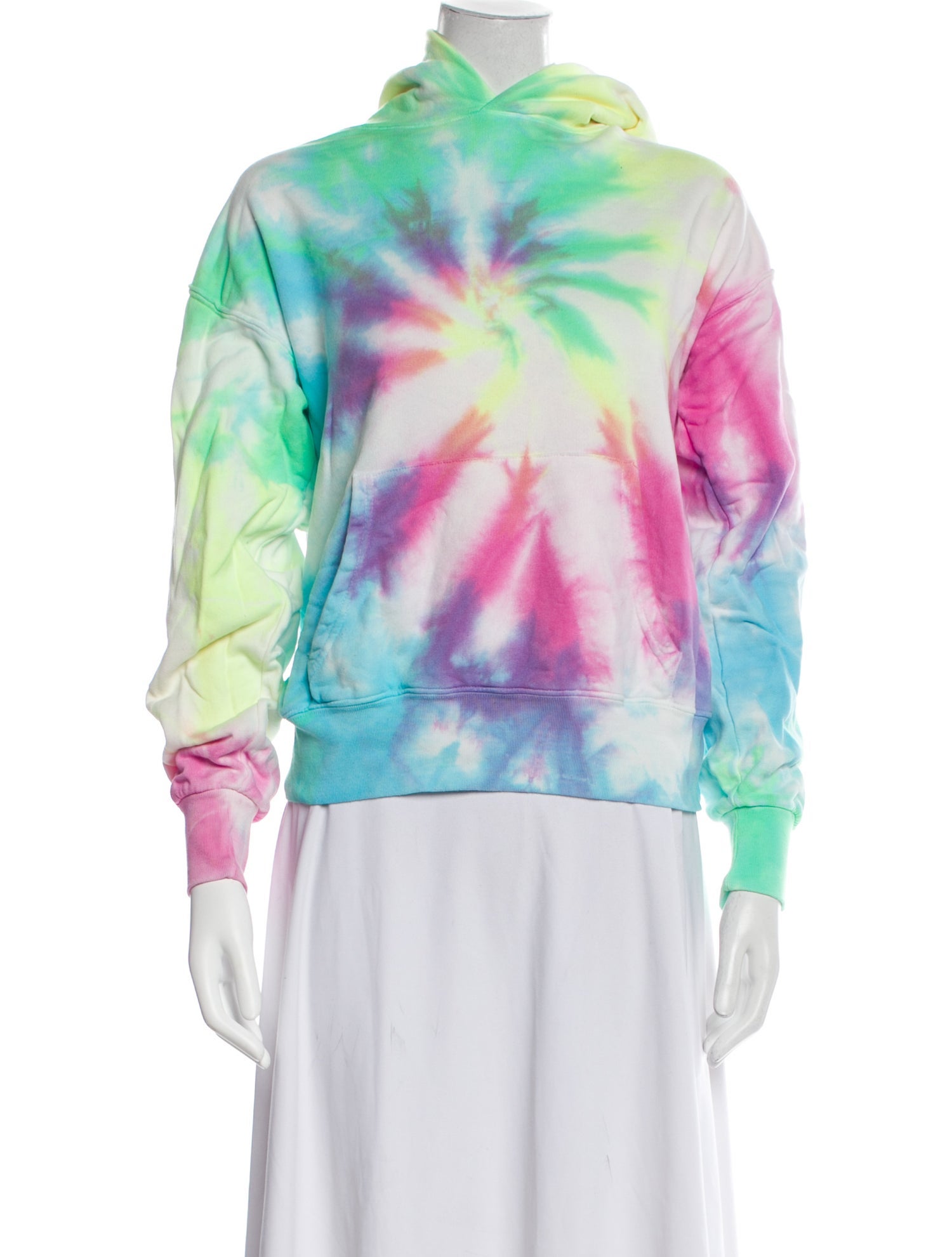 Dannijo Tie-Dye Print V-Neck Sweatshirt