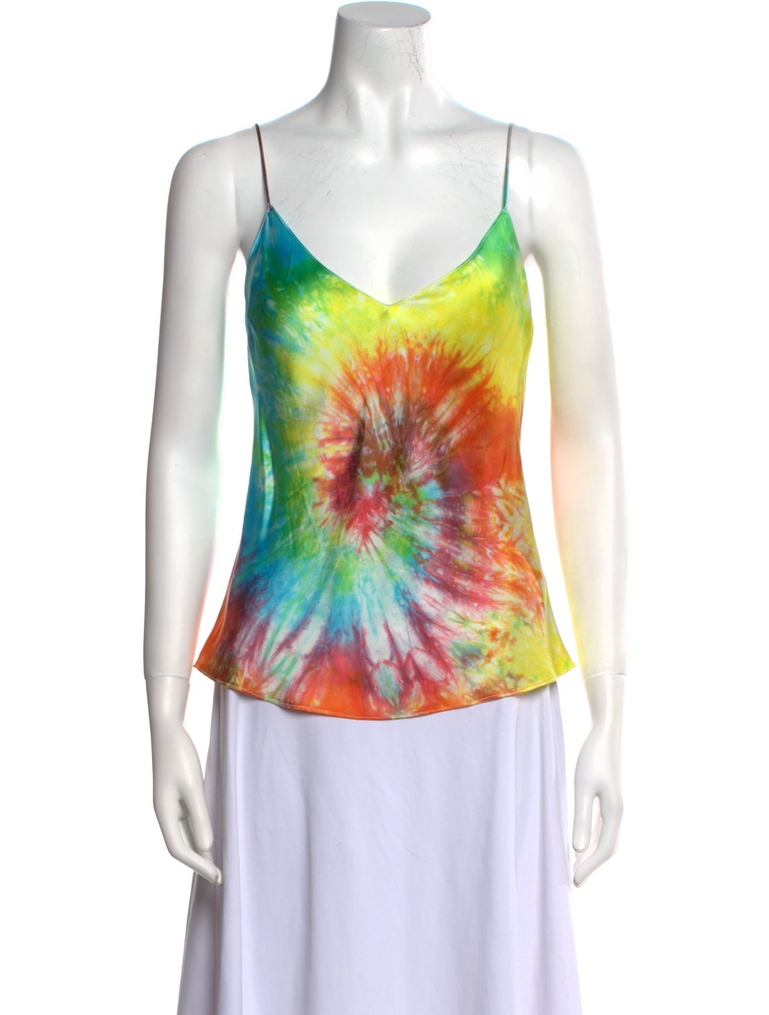 Dannijo Silk Tie-Dye Print Top w/ Tags