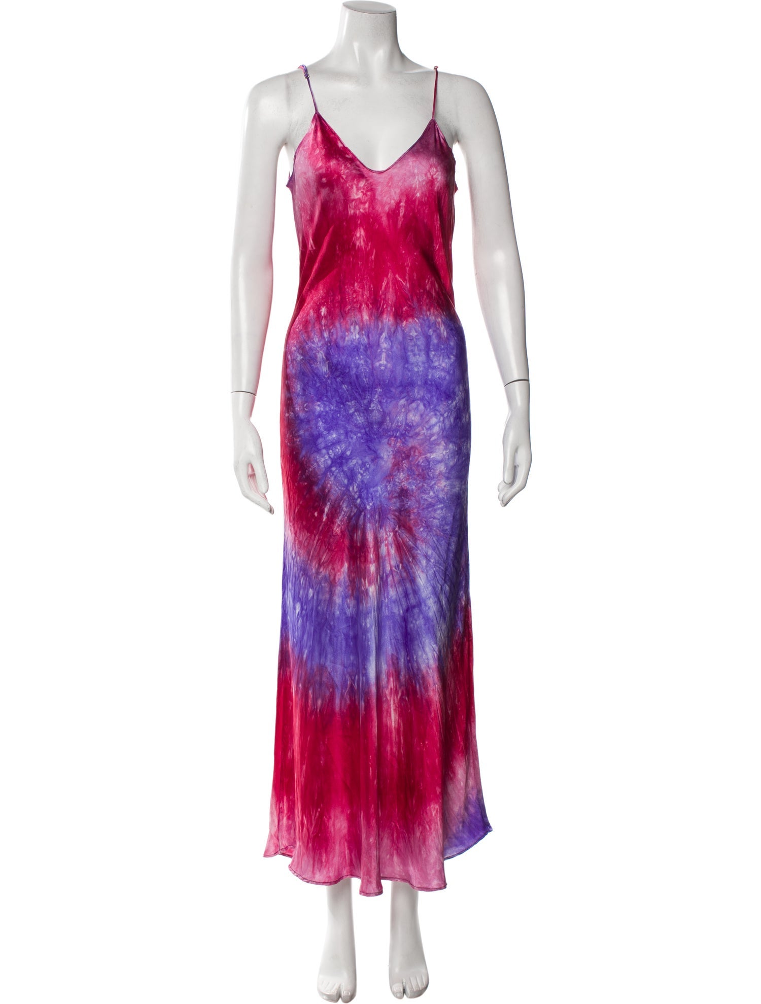 Dannijo Tie-Dye Print Long Dress
