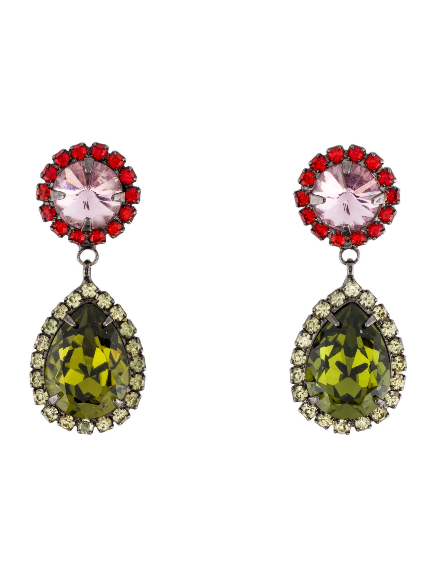 Dannijo Crystal Monaco Drop Earrings