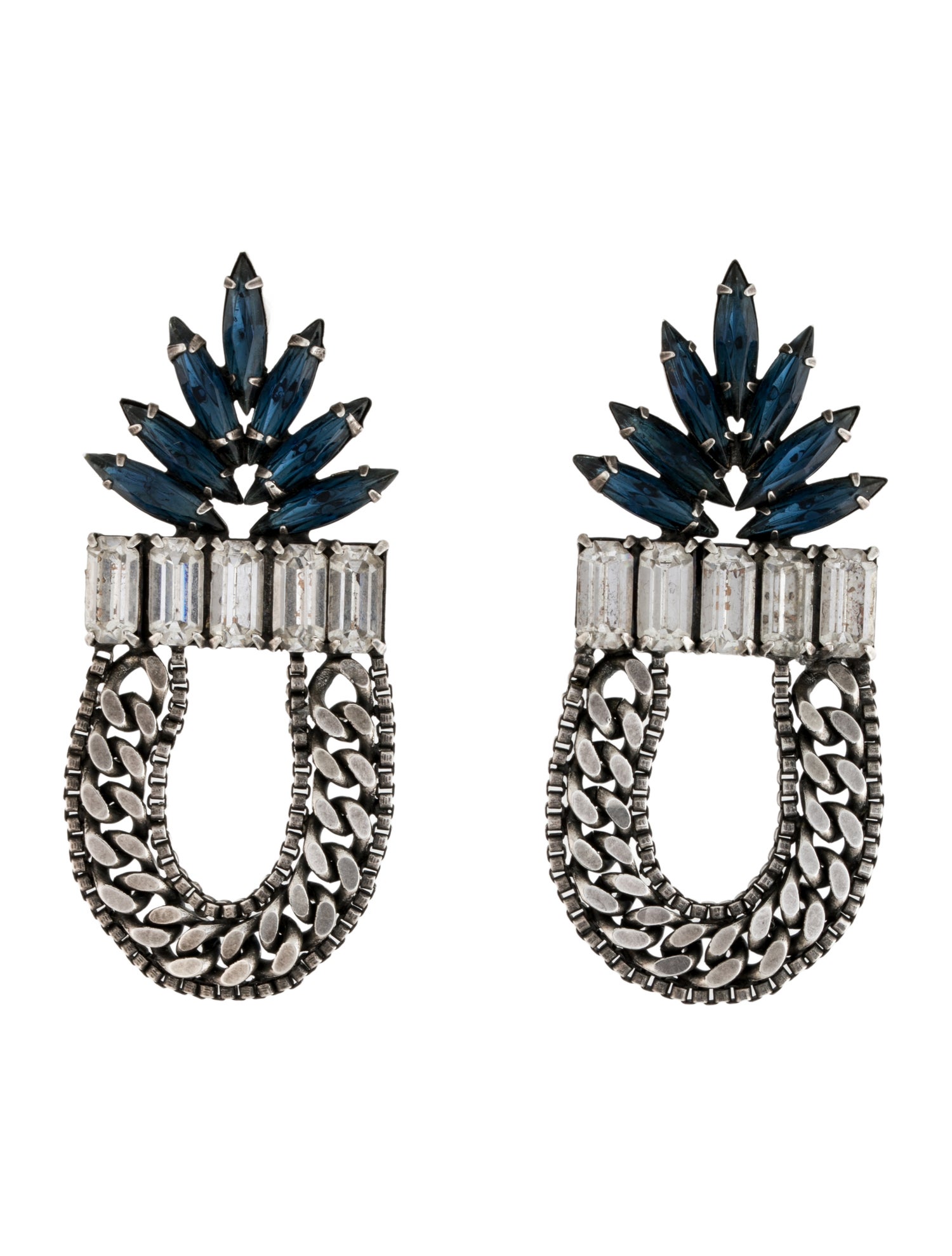 Dannijo Crystal Amara Chandelier Earrings