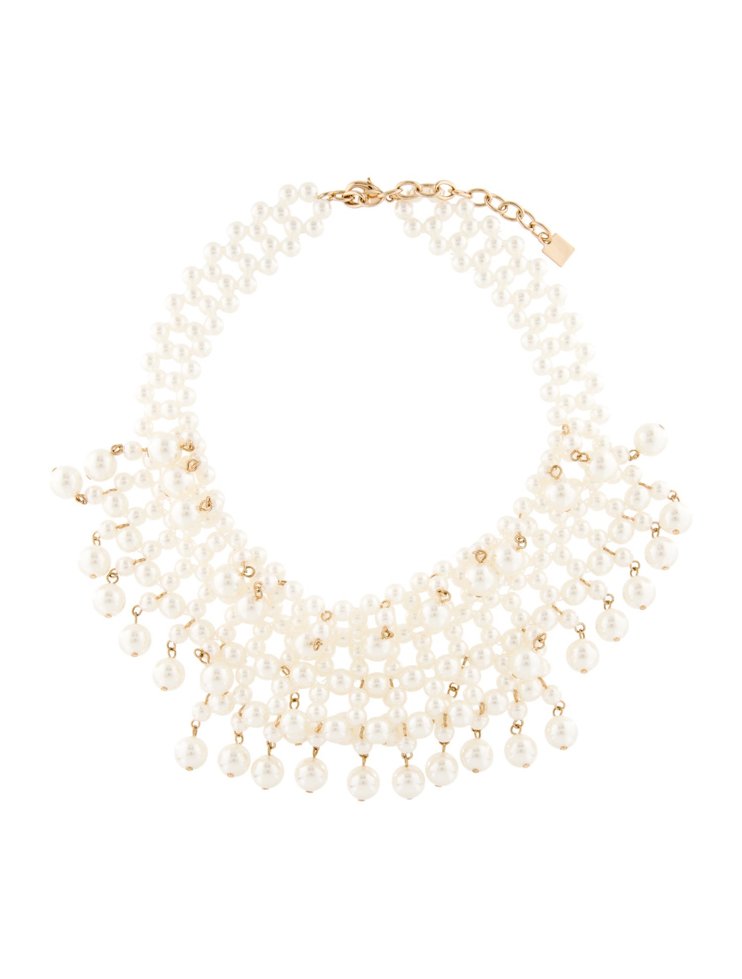 Dannijo Faux Pearl Choker Necklace