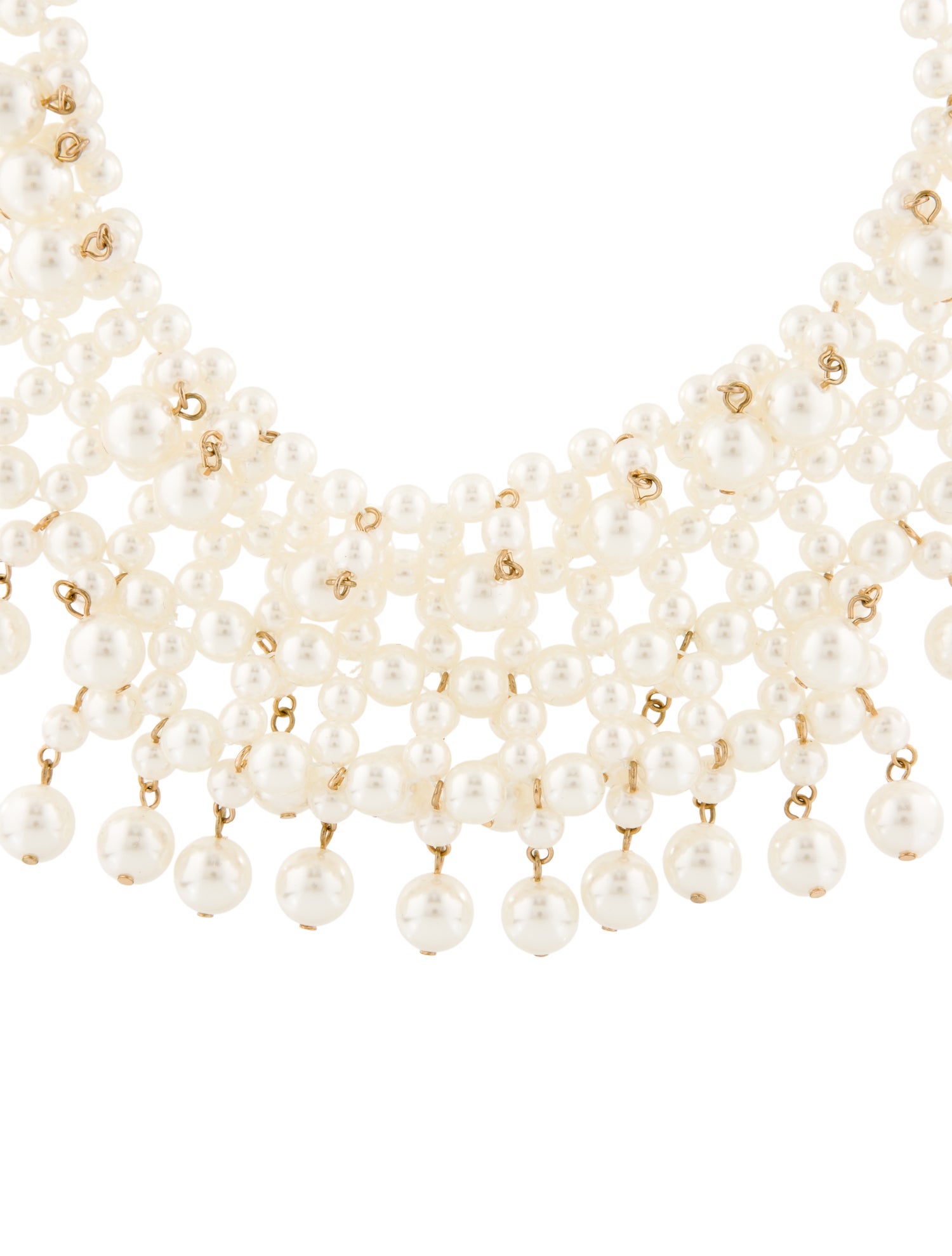 Dannijo Faux Pearl Choker Necklace