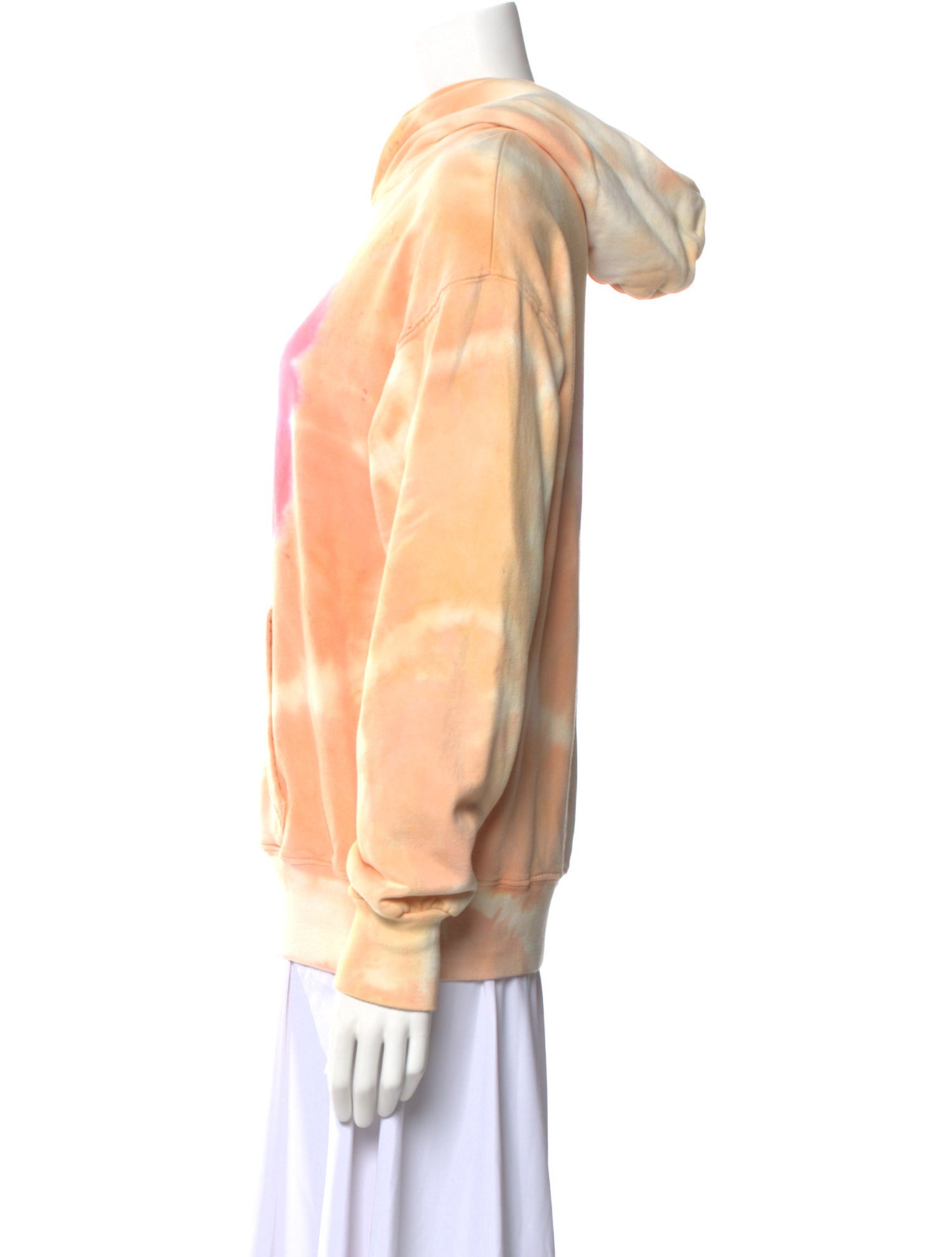 Dannijo Tie-Dye Print Cowl Neck Sweatshirt