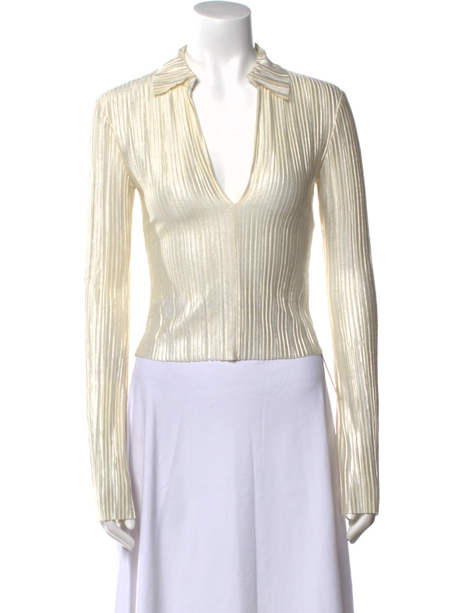 Dannijo Long Sleeve Crop Top