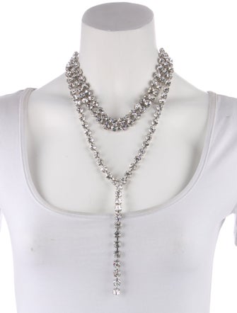 Dannijo Crystal Statement Choker Necklace