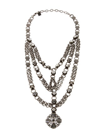 Dannijo Crystal Statement Collar Necklace