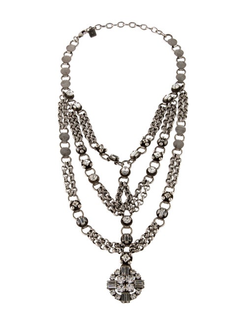 Dannijo Crystal Statement Collar Necklace