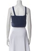 Dannijo Square Neckline Sleeveless Crop Top