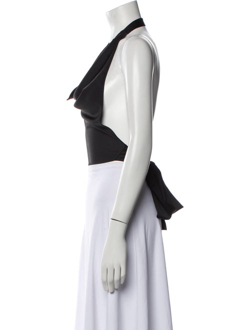 Dannijo Silk Halterneck Crop Top