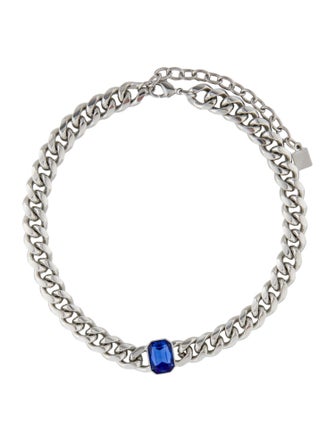 Dannijo Crystal Chain Collar Necklace