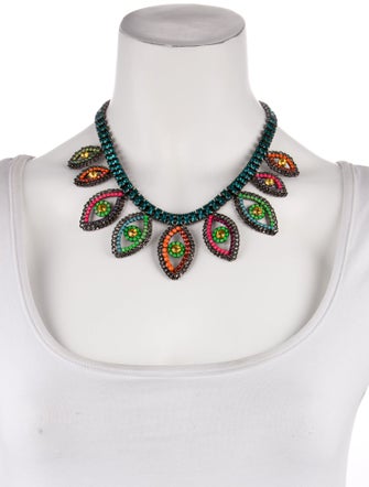 Dannijo x Man Repeller Crystal Loolee Collar Necklace