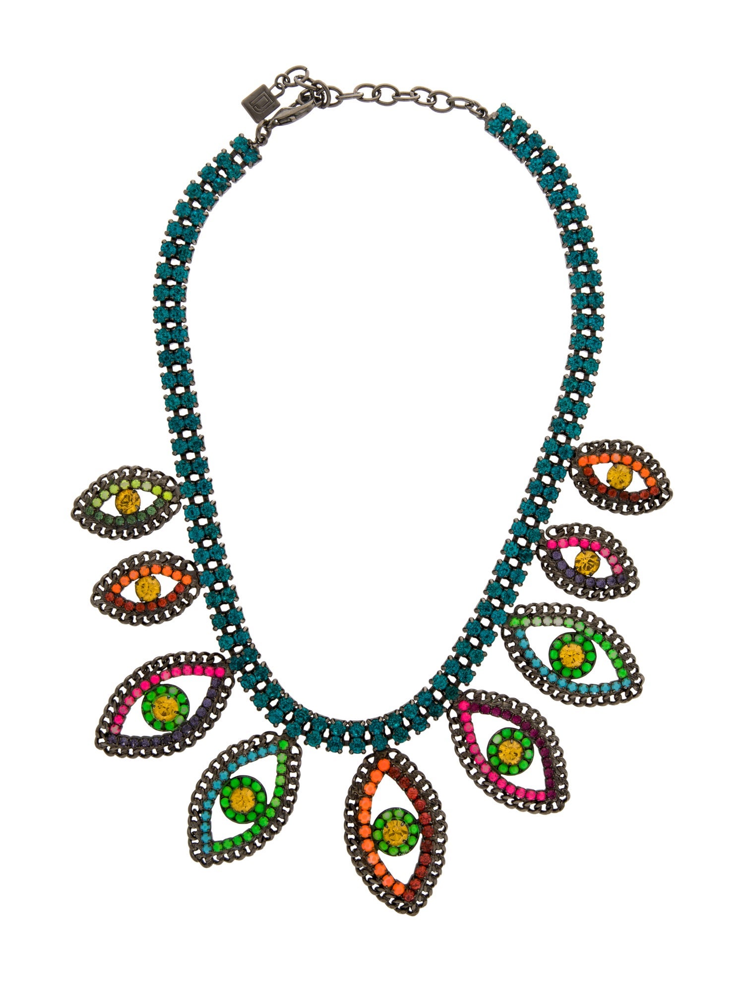 Dannijo x Man Repeller Crystal Loolee Collar Necklace