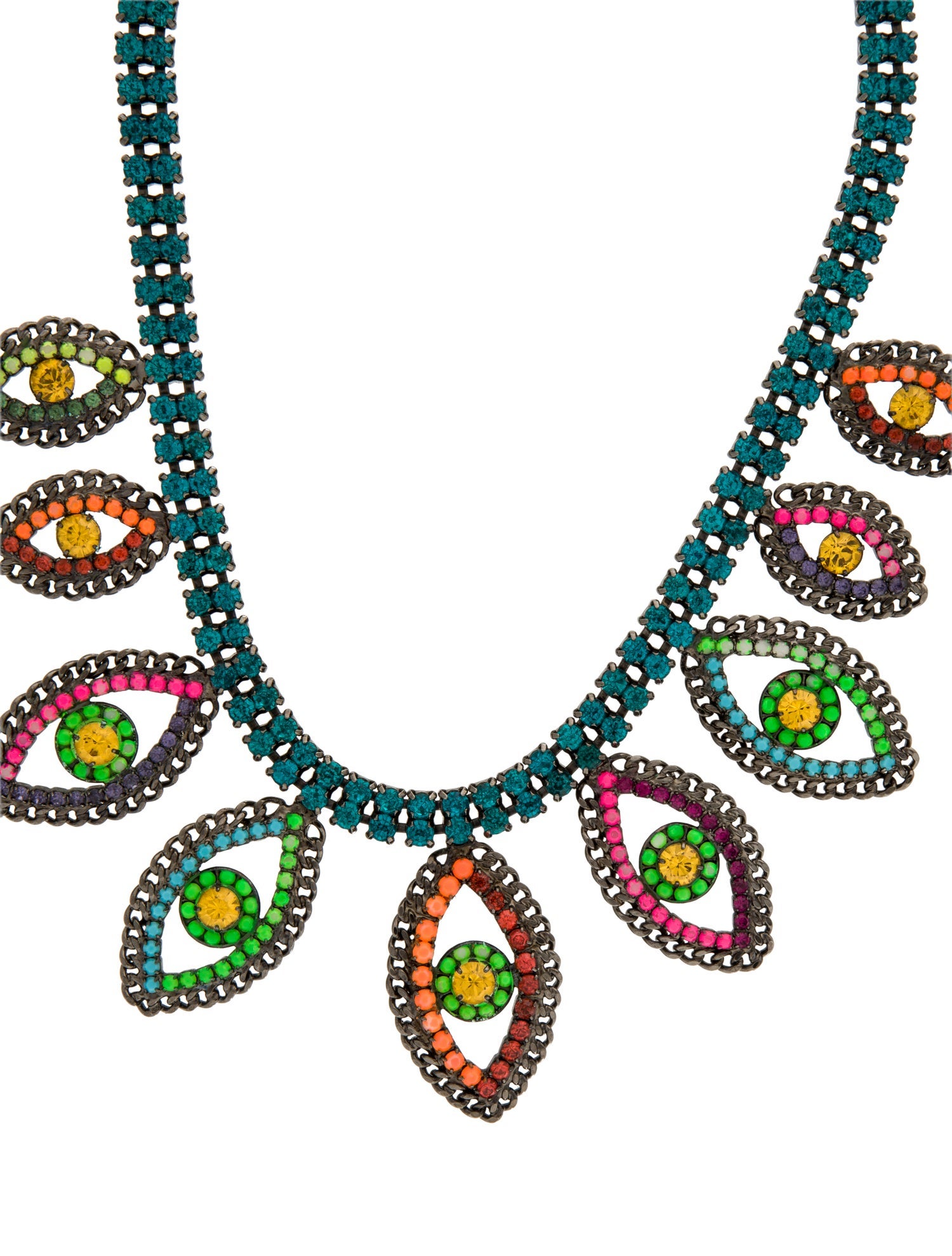 Dannijo x Man Repeller Crystal Loolee Collar Necklace
